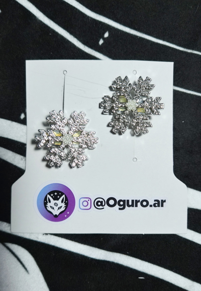Pack Clip "COPO DE NIEVE" x2 unidades