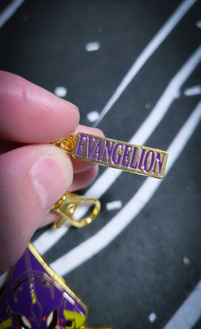 Llavero de metal "EVA 01" - Evangelion (Promo lanzamiento)