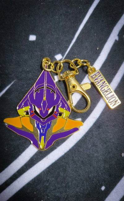 Llavero de metal "EVA 01" - Evangelion (Promo lanzamiento)