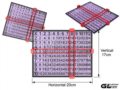Tabla Pitagórica Interactiva Impresión 3D