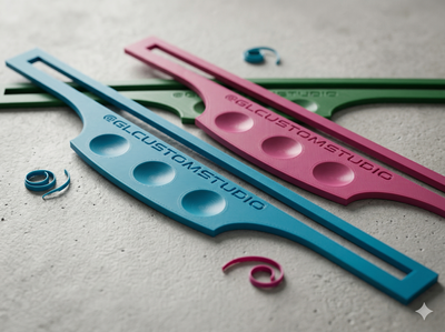 Regla Guía de Lectura Impresa en 3D PLA