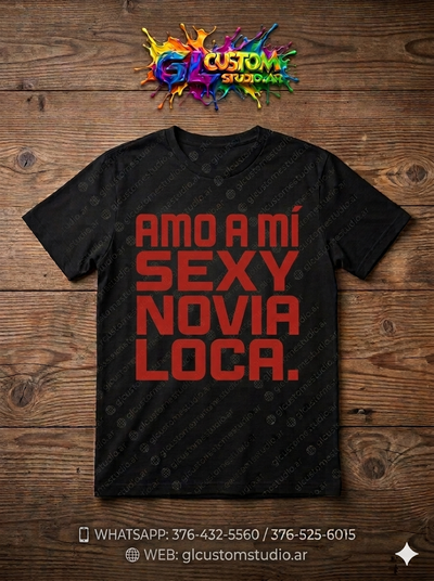 Remeras Personalizadas Frases y Diseños Full Color