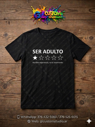 Remeras Personalizadas Frases y Diseños Full Color