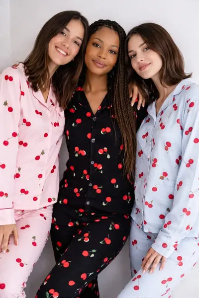  Pijama Camisero Cherries