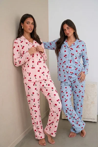  Pijama Camisero Cherrys