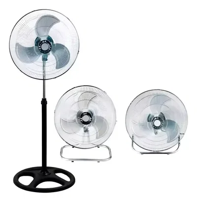 Pack X2 Ventilador 3 En 1 Semi Industrial Eiffel Motor Cobre 45.72 Cm 