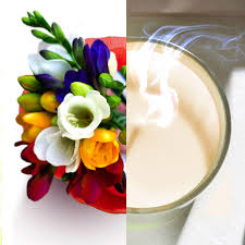 Fresias y verbena