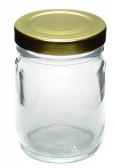 Frasco anchorero tapa dorada 100cc