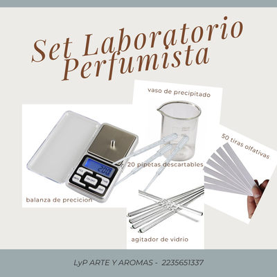 Set laboratorio perfumista