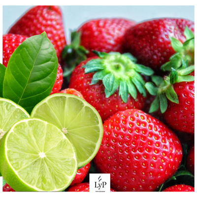Frutilla y lima