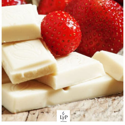 Chocolate Blanco y frutilla 