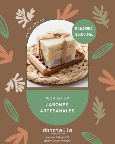 Workshop jabones artesanales abril 