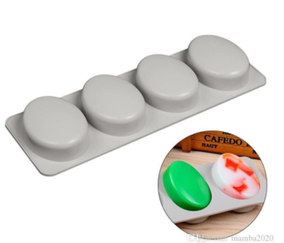 Molde de Silicona Jabones oval