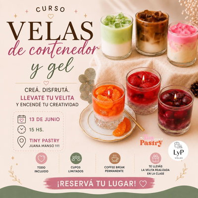 Velas Gel y Soja