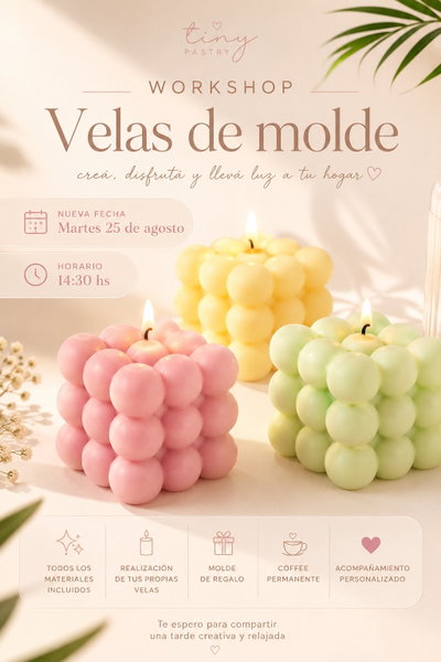 VELAS DE MOLDES agosto 
