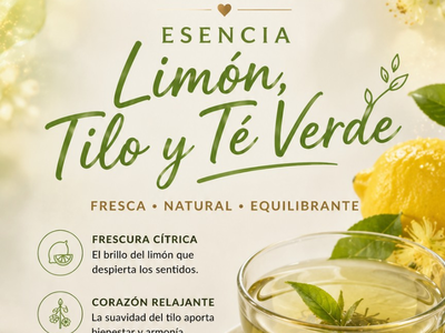 Limón tilo y te verde 
