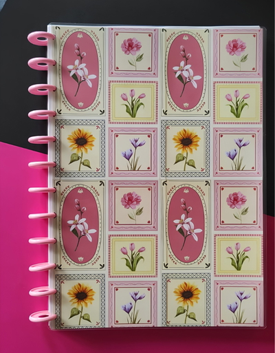 Cuaderno A4 Stamps Blossom Sistema De Discos
