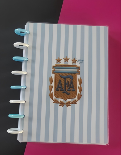 Cuaderno A5 Nuestra Selección Argentina Sistema De Discos