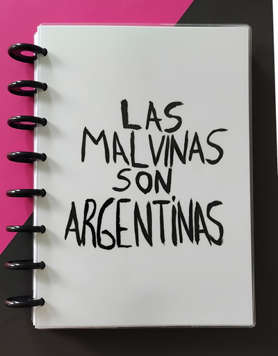 Cuaderno A5 Malvinas Argentinas Sistema De Discos 