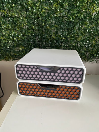 ORGANIZADOR CON CAJONES - blanco