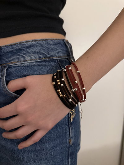 Pulsera gamuza