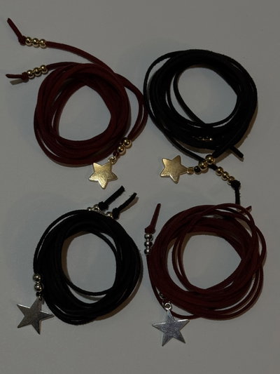 Collar Gamuza Estrella
