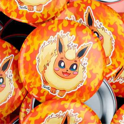 Pin 38mm - Flareon