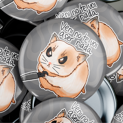 Pin 38mm -  Hamster enojadito