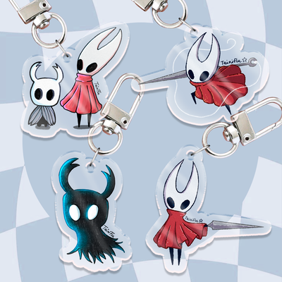 Llaveros - Hollow Knight y Silksong