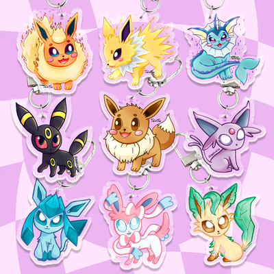 Llaveros - Eeveeluciones