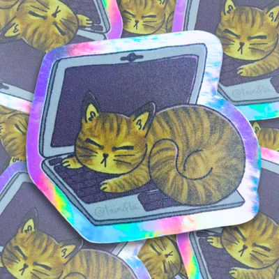 Michi en Pc - Vinilo UV