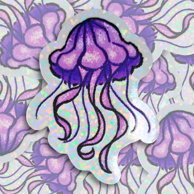 Medusa Lila - Vinilo UV
