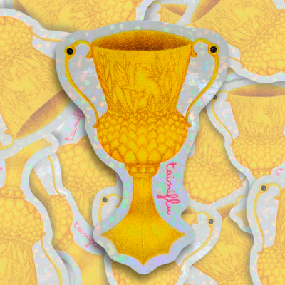 Copa de Hufflepuff - Vinilo UV