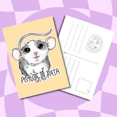 Postal - Astuta la Rata