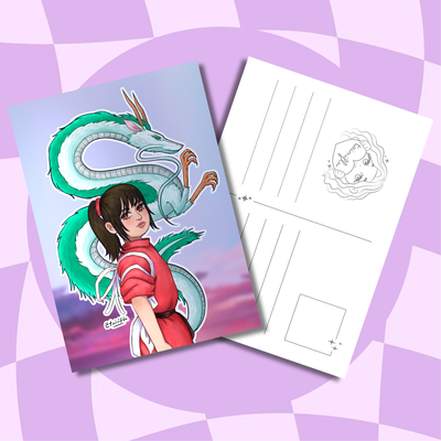 Postal - Chihiro y Haku