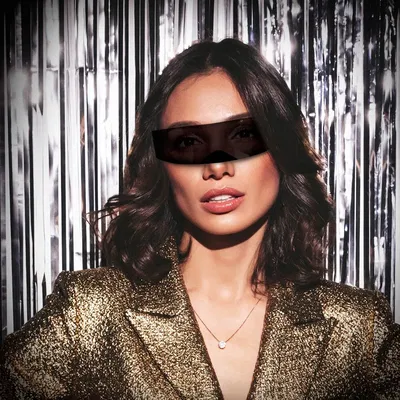 Lente Visor Futurista Estilo Cyberpunk