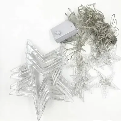 Guirnalda de luces ''Estrellas'' blancas calidas