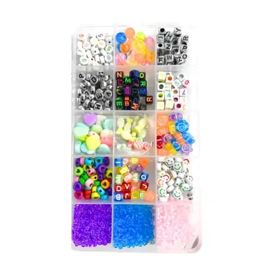 Caja Kit De Bijouterie mostacillas  x 15 divisiones