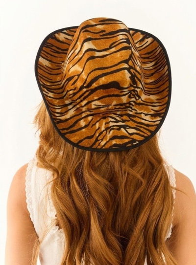 Sombrero Cowboy Animal Tigre