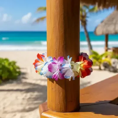 Pulsera multicolor ''Hawaiana''' x12un