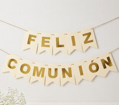 BANDERÍN ''FELIZ COMUNIÓN''