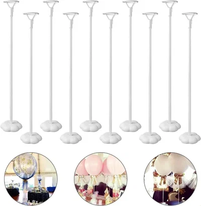  Juego De Soportes Para Globos De Fiesta 
