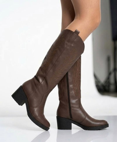 Texanas largas bordadas 