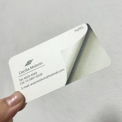 Tarjetas Personales Laminado Mate x100 unidades.