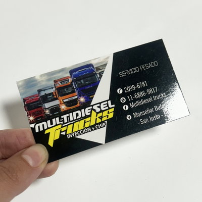 Tarjetas Personales Laminado Mate Brillo x100 unidades