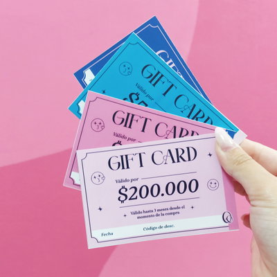 Gift Card (6,5x10 cm) x100 unidades