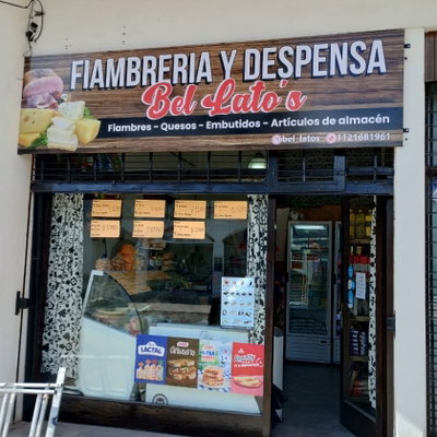 Cartel estructura de caño + Lona impresa + Diseño