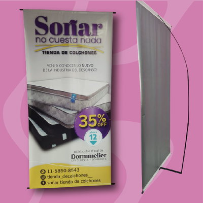 BANNERS con estructura desmontable