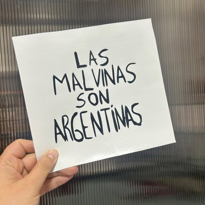 Vinilo Malvinas Argentinas - 12x13 cm 