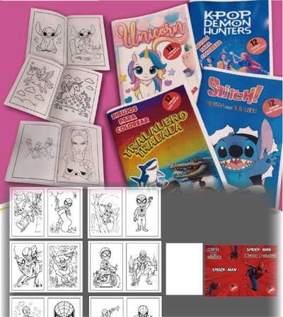  Libritos para Colorear IMPRIMIBLES en PDF (25 Tematicas)